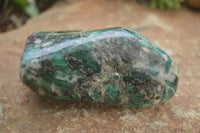 Polished Rare Emerald In Matrix Standing Free Form x 1 From Sandawana, Zimbabwe - Toprock Gemstones and Minerals 
