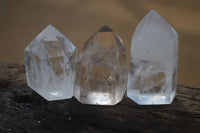 Polished Clear Quartz Crystal Points x 12 From Madagascar - Toprock Gemstones and Minerals 