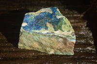 Natural Azurite & Malachite On Dolomite Specimens  x 24 From Kaokoveld, Namibia - Toprock Gemstones and Minerals 