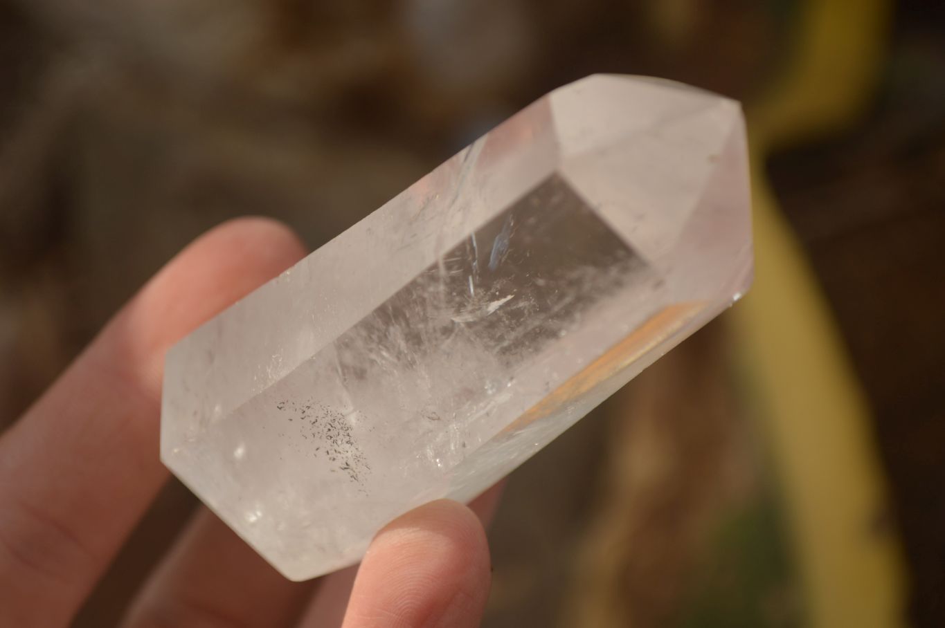 Polished Semi Optic Clear Quartz Points x 6 From Madagascar - Toprock Gemstones and Minerals 