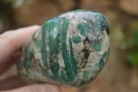 Polished Rare Emerald In Matrix Standing Free Form x 1 From Sandawana, Zimbabwe - Toprock Gemstones and Minerals 