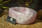 Polished Pink Rose Quartz Bowl x 1 From Ambatondrazaka, Madagascar - Toprock Gemstones and Minerals 