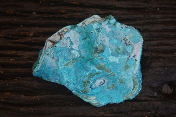 Natural Blue Chrysocolla On Silky Malachite Matrix  x 1 From Kulukuluku, Congo