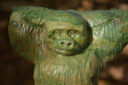 Polished  Green Verdite Gorilla Carving  x 1 From Zimbabwe - Toprock Gemstones and Minerals 