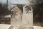 Polished Semi Optic Clear Quartz Points x 6 From Madagascar - Toprock Gemstones and Minerals 