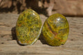 Polished  Green Opal Standing Free Forms  x 6 From Madagascar - Toprock Gemstones and Minerals 