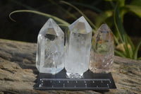 Polished Clear Quartz Crystal Points x 12 From Madagascar - Toprock Gemstones and Minerals 