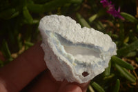 Natural Etched Blue Chalcedony Specimens x 35 From Nsanje, Malawi - Toprock Gemstones and Minerals 