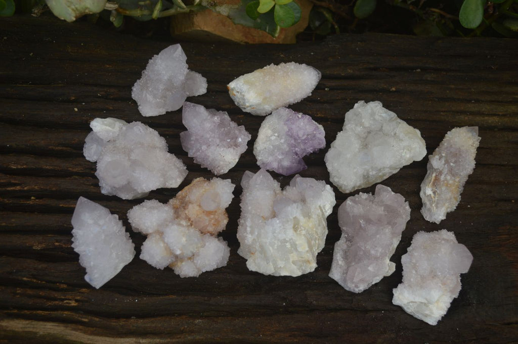 Natural Mixed Spirit Quartz Specimens x 12 From Boekenhouthoek, South Africa - Toprock Gemstones and Minerals 