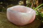 Polished Pink Rose Quartz Bowl x 1 From Ambatondrazaka, Madagascar - Toprock Gemstones and Minerals 