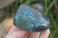 Polished Blue Shattuckite Free Forms  x 6 From Kaokoveld, Namibia - Toprock Gemstones and Minerals 