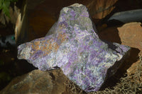 Natural Rough Stichtite Cobbed Specimens x 3 From Barberton, South Africa - Toprock Gemstones and Minerals 