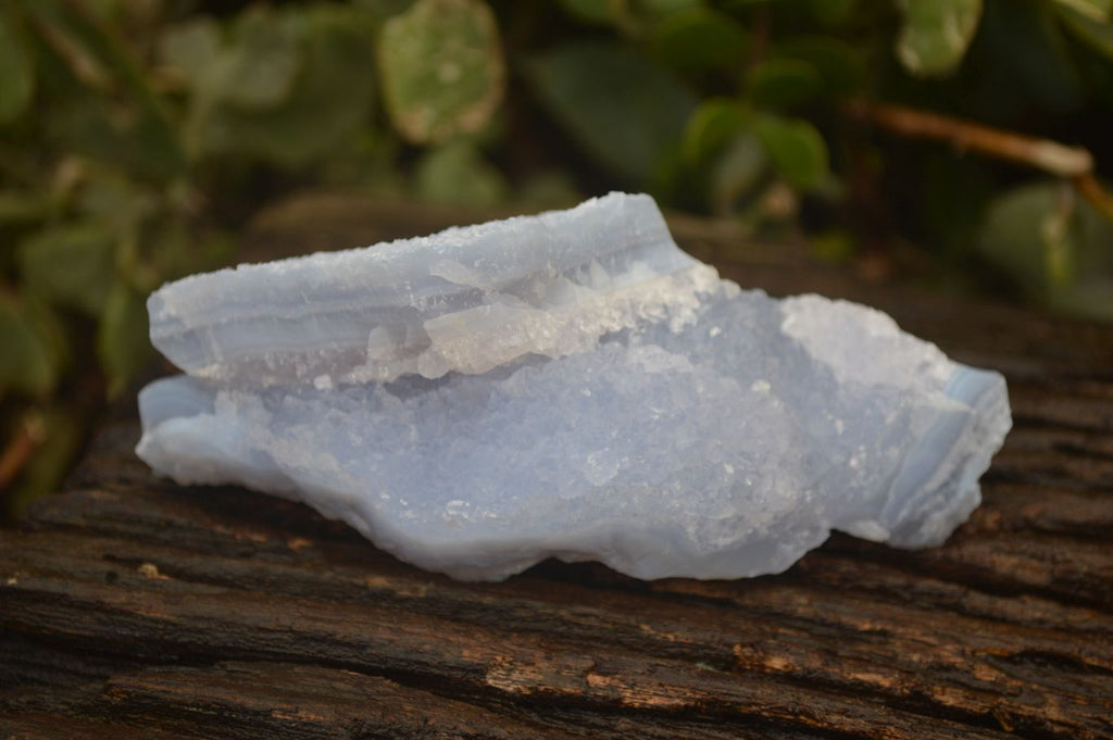 Natural Etched Blue Chalcedony Specimens  x 6 From Nsanje, Malawi - Toprock Gemstones and Minerals 