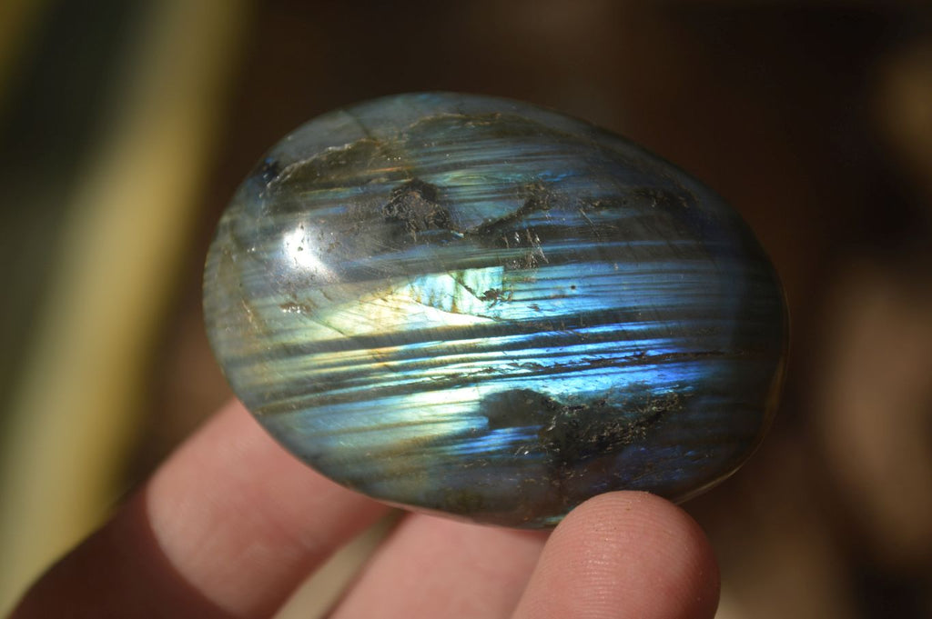Polished Labradorite Galets (Palm Stones)  - Sold per 1 kg - From Tulear, Madagascar - Toprock Gemstones and Minerals 