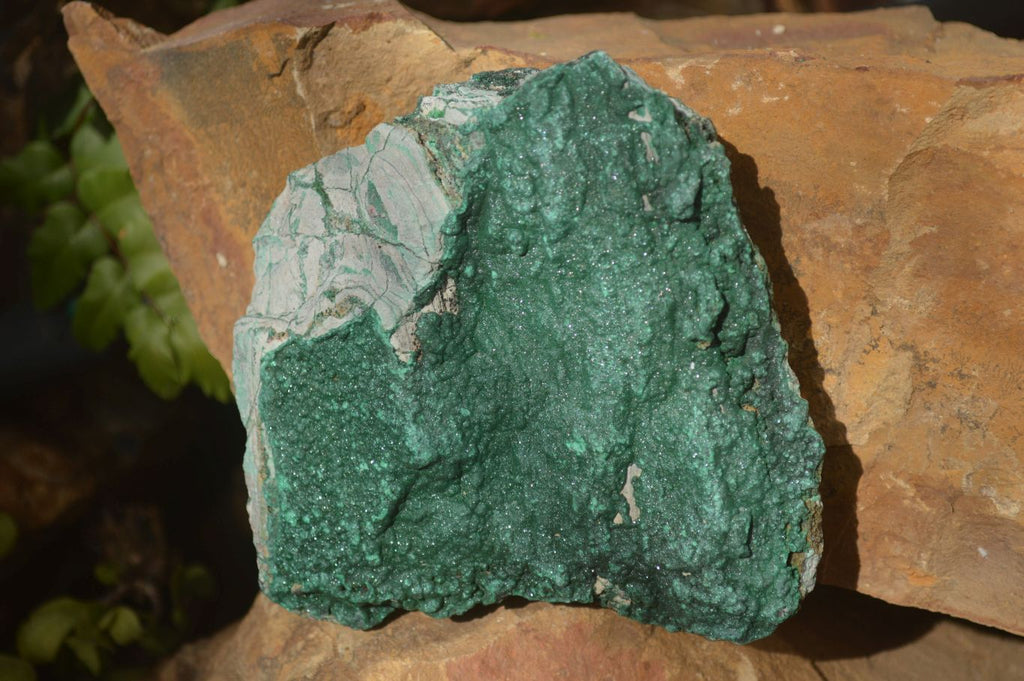 Natural Crystalline Malachite Specimens  x 3 From Congo - Toprock Gemstones and Minerals 