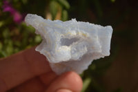 Natural Etched Blue Chalcedony Specimens x 35 From Nsanje, Malawi - Toprock Gemstones and Minerals 