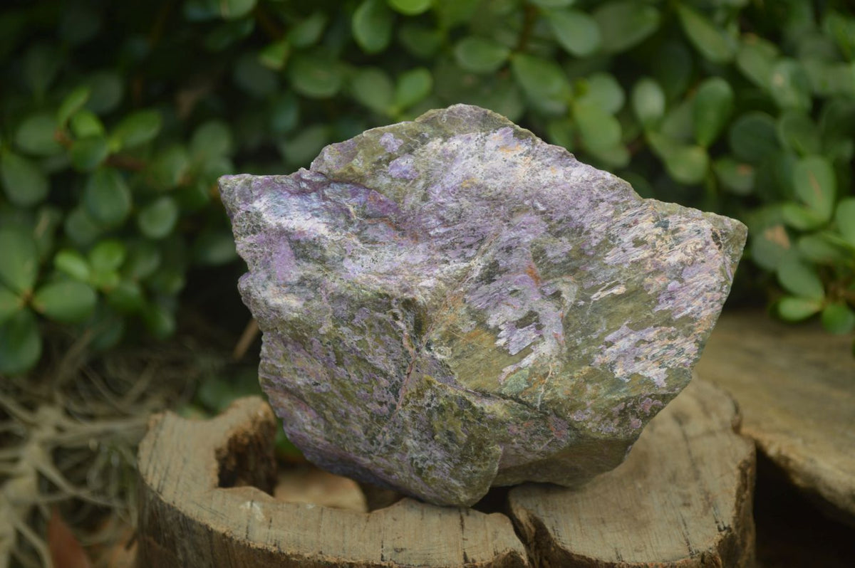 Natural Rough Stichtite & Serpentine Specimens x 3 From Barberton, South Africa - Toprock Gemstones and Minerals 