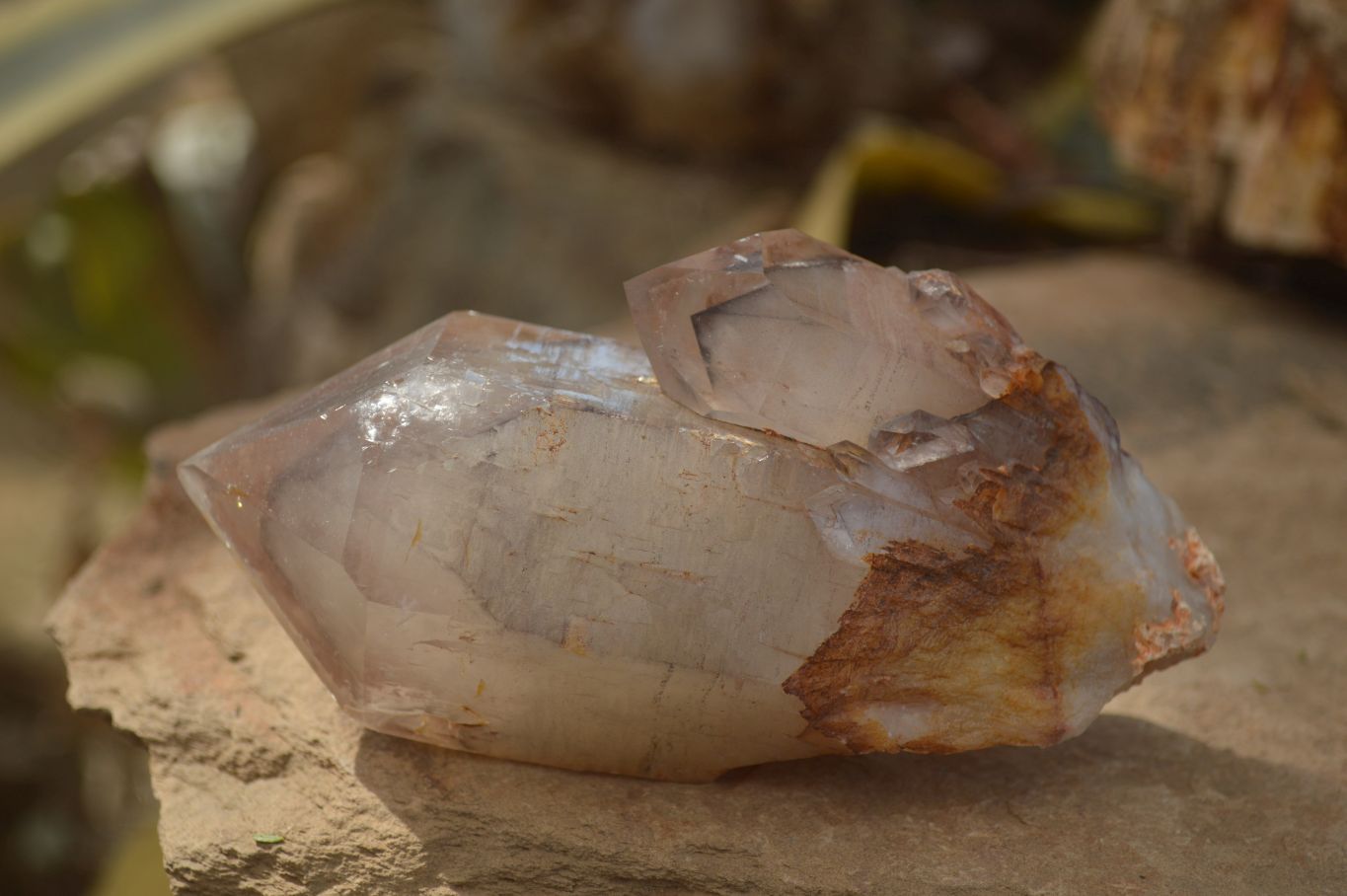 Natural Red Hematoid Quartz Clusters x 3 From Karoi, Zimbabwe - Toprock Gemstones and Minerals 