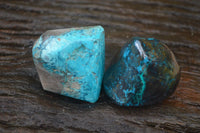 Polished Blue Shattuckite Free Forms  x 6 From Kaokoveld, Namibia - Toprock Gemstones and Minerals 