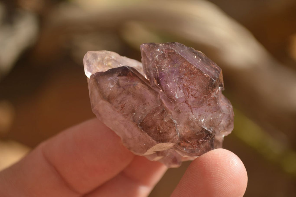 Natural Large Window Amethyst Crystal Specimens  x 12 From Chiredzi, Zimbabwe - Toprock Gemstones and Minerals 
