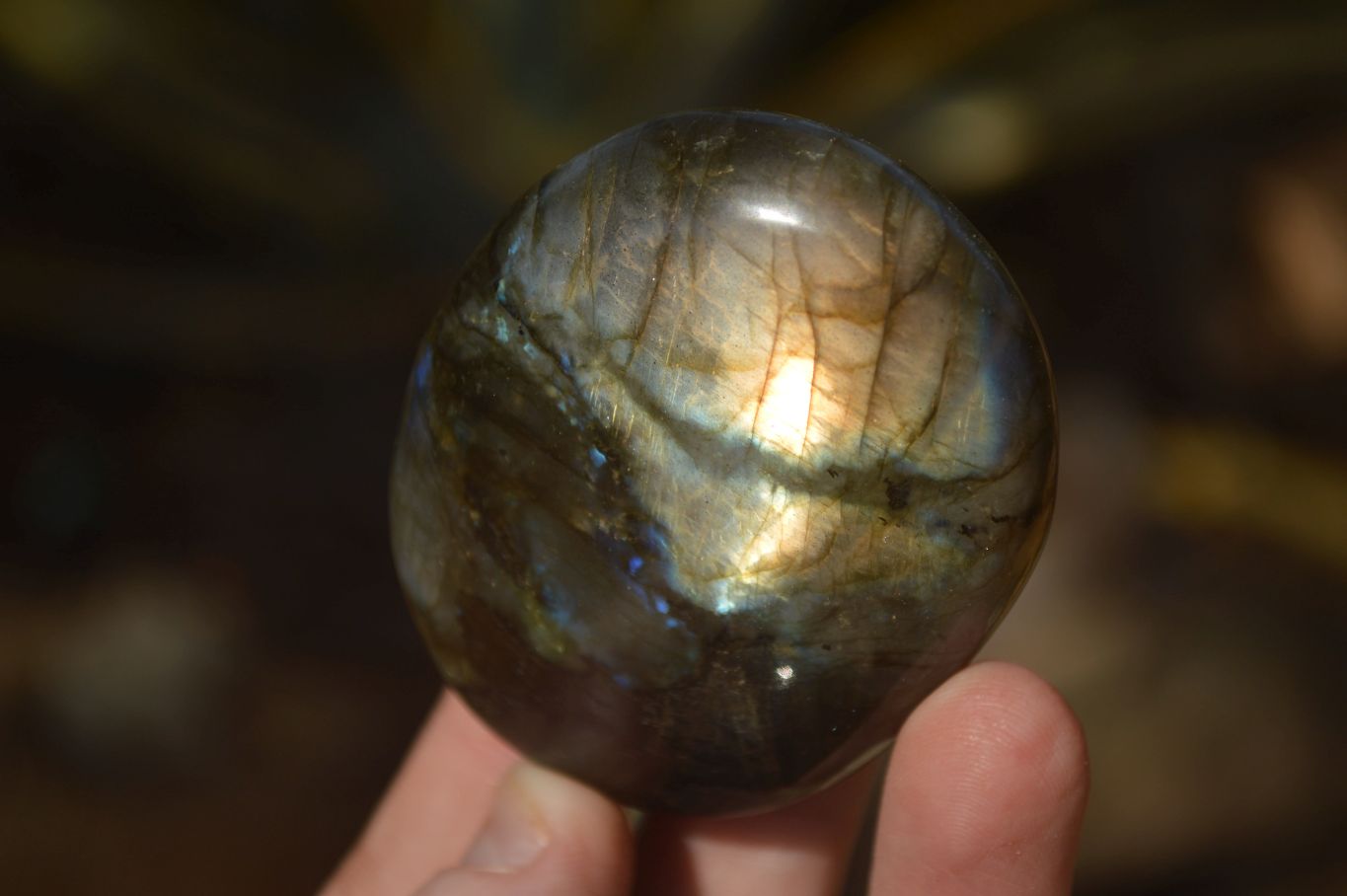 Polished Labradorite Galets (Palm Stones)  - Sold per 1 kg - From Tulear, Madagascar - Toprock Gemstones and Minerals 