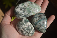 Polished Emerald Mica In Matrix Free Forms x 6 From Mutoko, Zimbabwe - Toprock Gemstones and Minerals 