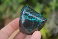 Polished Blue Shattuckite Free Forms  x 6 From Kaokoveld, Namibia - Toprock Gemstones and Minerals 
