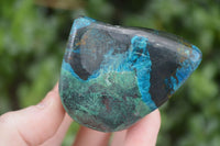 Polished Blue Shattuckite Free Forms  x 6 From Kaokoveld, Namibia - Toprock Gemstones and Minerals 