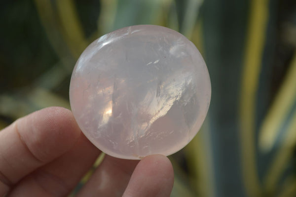 Polished Gemmy Pink Rose Quartz Palm Stones  x 35 From Ambatondrazaka, Madagascar - Toprock Gemstones and Minerals 