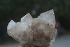 Natural Cascading White Phantom Smokey Quartz Clusters  x 3 From Luena, Congo - Toprock Gemstones and Minerals 