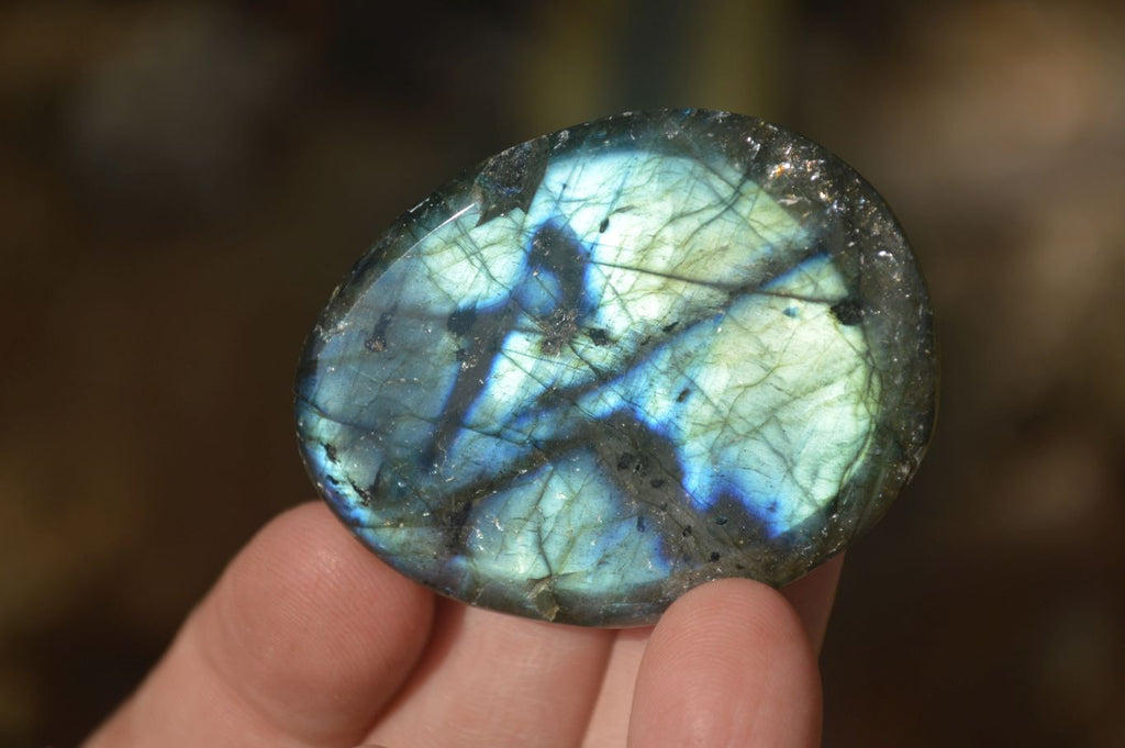 Polished Labradorite Galets (Palm Stones)  - Sold per 1 kg - From Tulear, Madagascar - Toprock Gemstones and Minerals 