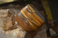 Polished Golden Tigers Eye Free Forms x 6 From Prieska, Northern Cape