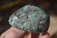 Polished Emerald Mica In Matrix Free Forms x 6 From Mutoko, Zimbabwe - Toprock Gemstones and Minerals 