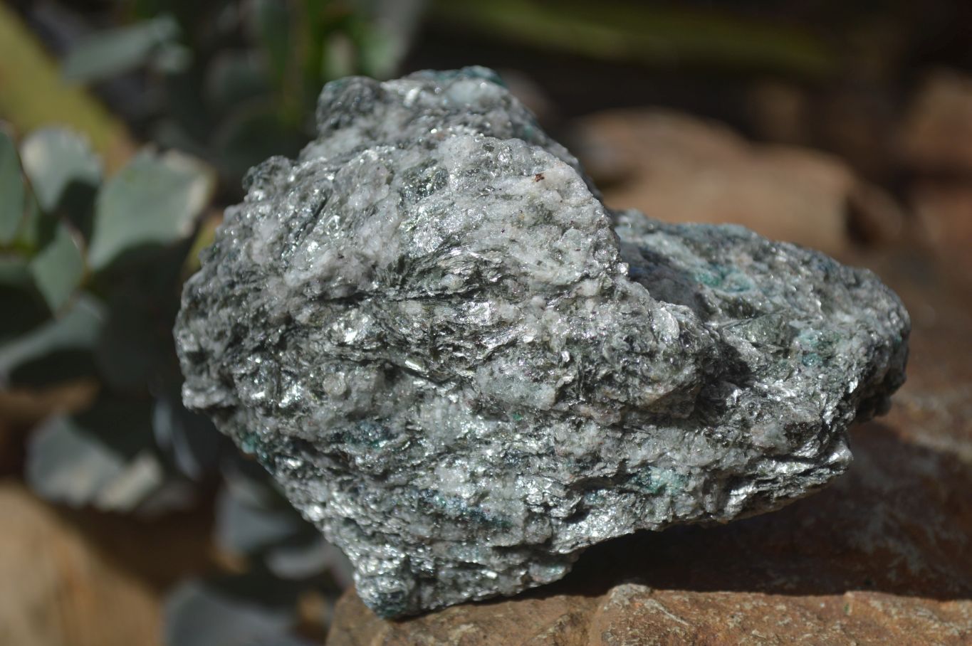 Natural Rare Emerald Mica In Matrix Cobbed Specimens x 6 From Mutoko, Zimbabwe - Toprock Gemstones and Minerals 