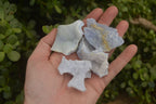 Natural Etched Blue Chalcedony Specimens  x 35 From Nsanje, Malawi - Toprock Gemstones and Minerals 