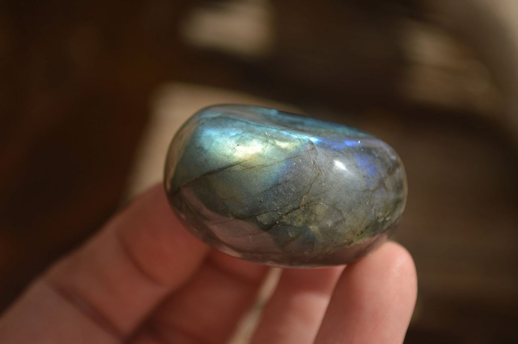 Polished Labradorite Galets (Palm Stones)  - Sold per 1 kg - From Tulear, Madagascar - Toprock Gemstones and Minerals 