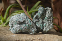 Natural Rare Emerald Mica In Matrix Cobbed Specimens x 6 From Mutoko, Zimbabwe - Toprock Gemstones and Minerals 