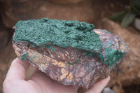 Natural Crystalline Malachite Specimens  x 2 From Congo - Toprock Gemstones and Minerals 