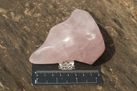 Polished Pink Rose Quartz Flames  x 4 From Ambatondrazaka, Madagascar - TopRock