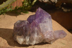 Natural Jacaranda Amethyst Clusters x 2 From Zambia - Toprock Gemstones and Minerals 