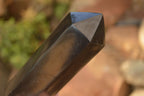 Polished Black Basalt Points x 4 From Antsirabe, Madagascar - Toprock Gemstones and Minerals 