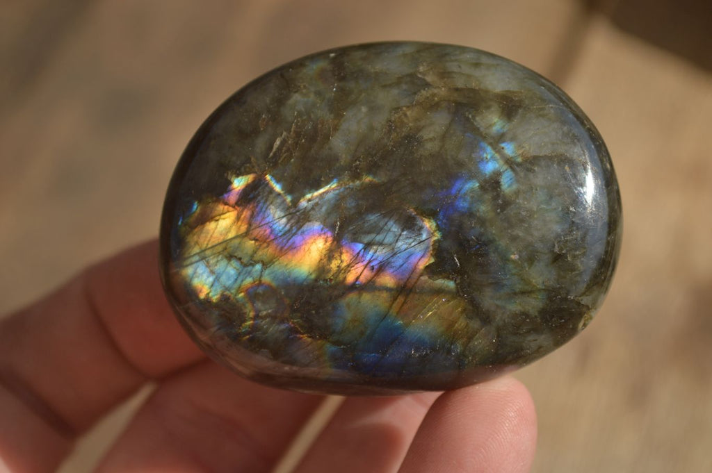 Polished Labradorite Galets (Palm Stones)  - Sold per 1 kg - From Tulear, Madagascar - Toprock Gemstones and Minerals 