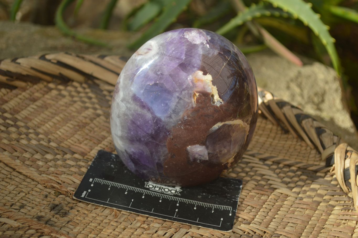 Polished Amethyst Standing Free Forms x 3 From Madagascar - Toprock Gemstones and Minerals 