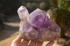 Natural Jacaranda Amethyst Clusters x 2 From Zambia - Toprock Gemstones and Minerals 