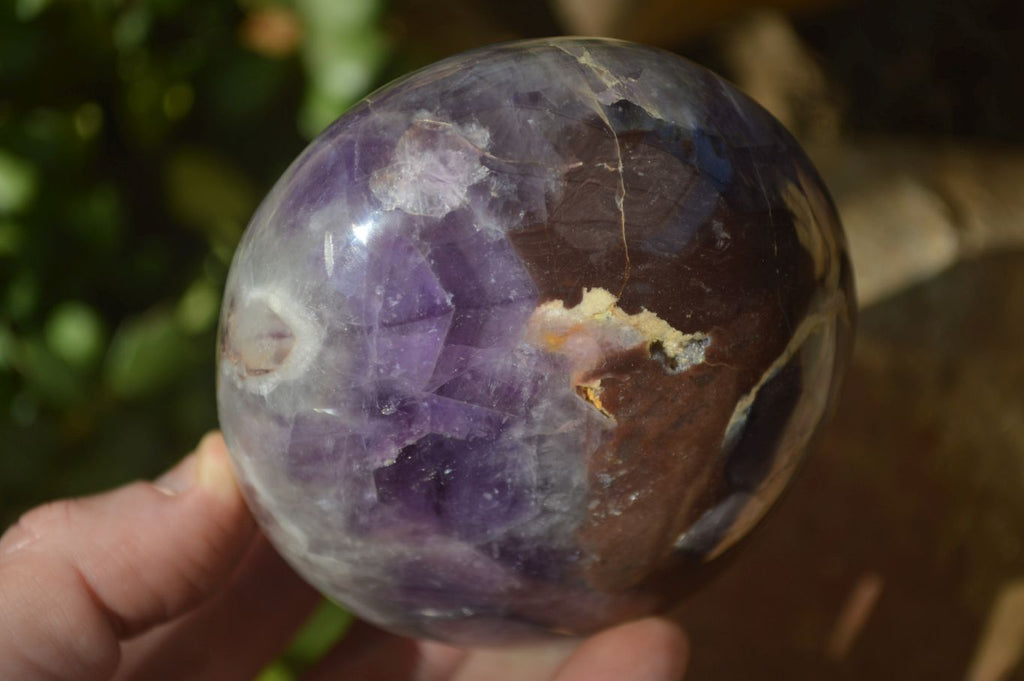Polished Amethyst Standing Free Forms x 3 From Madagascar - Toprock Gemstones and Minerals 