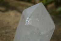 Polished Clear Quartz Crystal Points x 2 From Madagascar - Toprock Gemstones and Minerals 