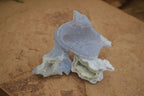 Natural Etched Blue Chalcedony Specimens  x 35 From Nsanje, Malawi - Toprock Gemstones and Minerals 