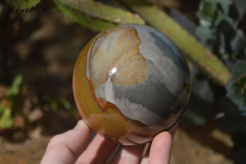 Polished Polychrome Jasper Sphere  x 1 From Madagascar - Toprock Gemstones and Minerals 
