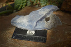Natural Etched Blue Chalcedony Specimens x 2 From Nsanje, Malawi - Toprock Gemstones and Minerals 