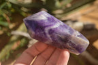 Polished  Stunning Chevron Amethyst Points x 6 From Zambia - Toprock Gemstones and Minerals 